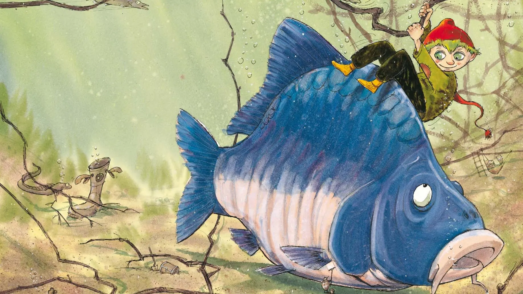 Bilderbuchkino „Der kleine Wassermann – Frühling im Mühlenweiher“