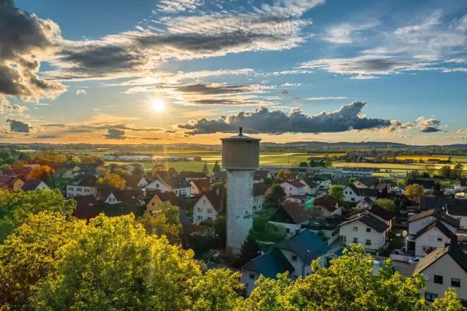 Fest beim Wasserturm