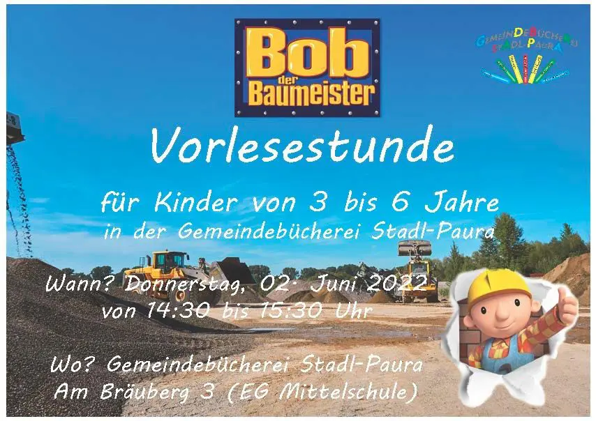 Bob der Baumeister Vorlesestunde