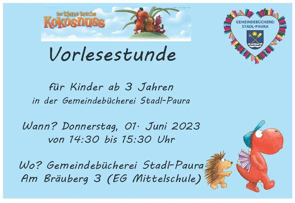 Der kleine Drache Kokosnuss Vorlesestunde