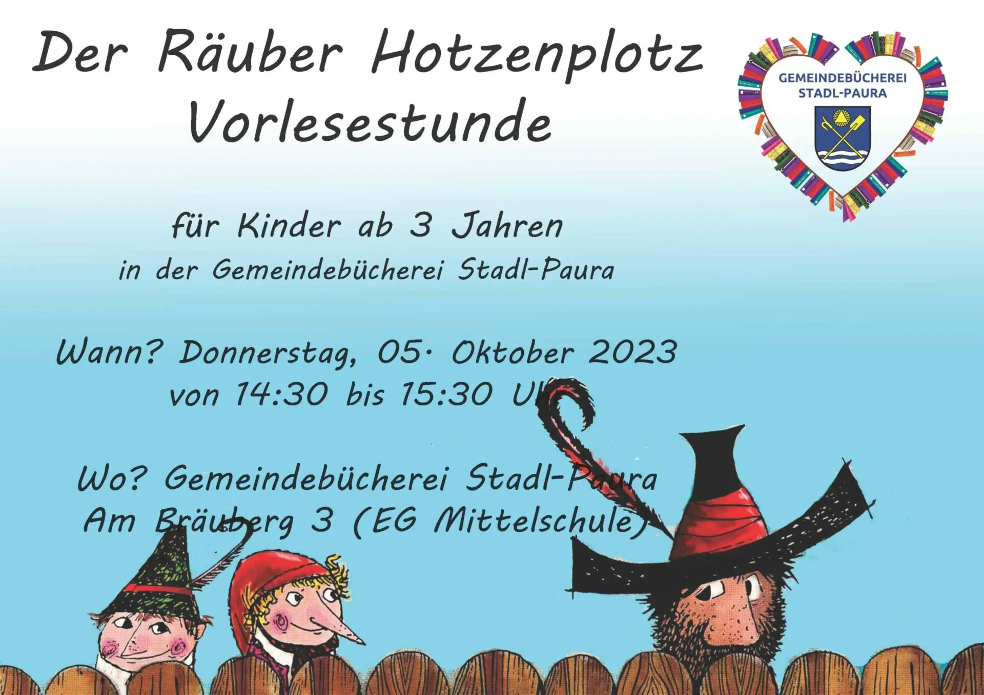 Räuber Hotzenplotz Vorlesestunde