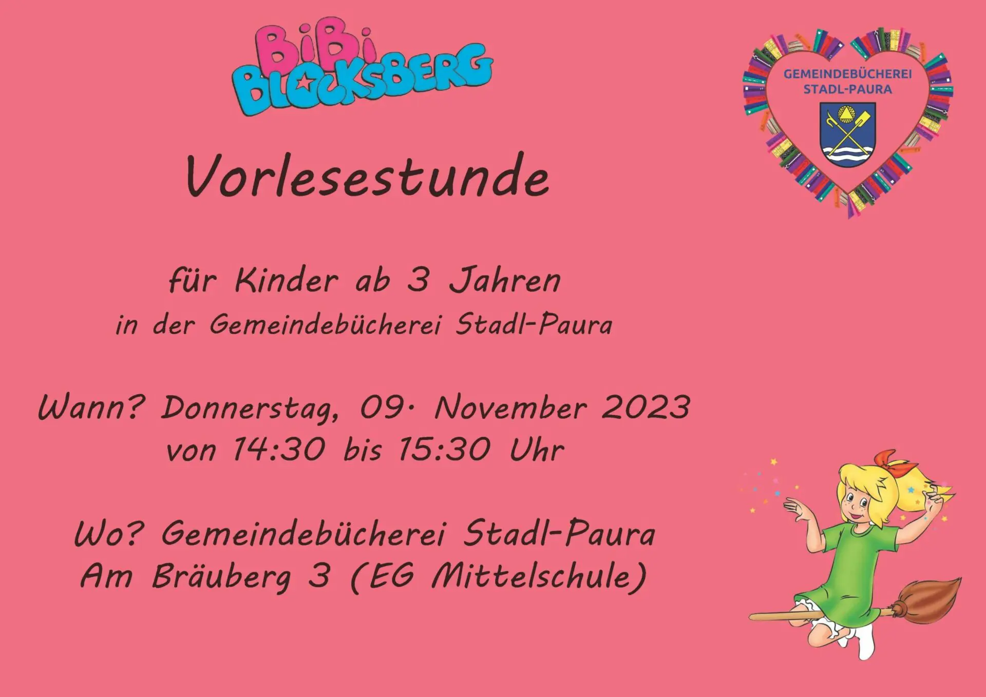 Bibi Blocksberg Vorlesestunde