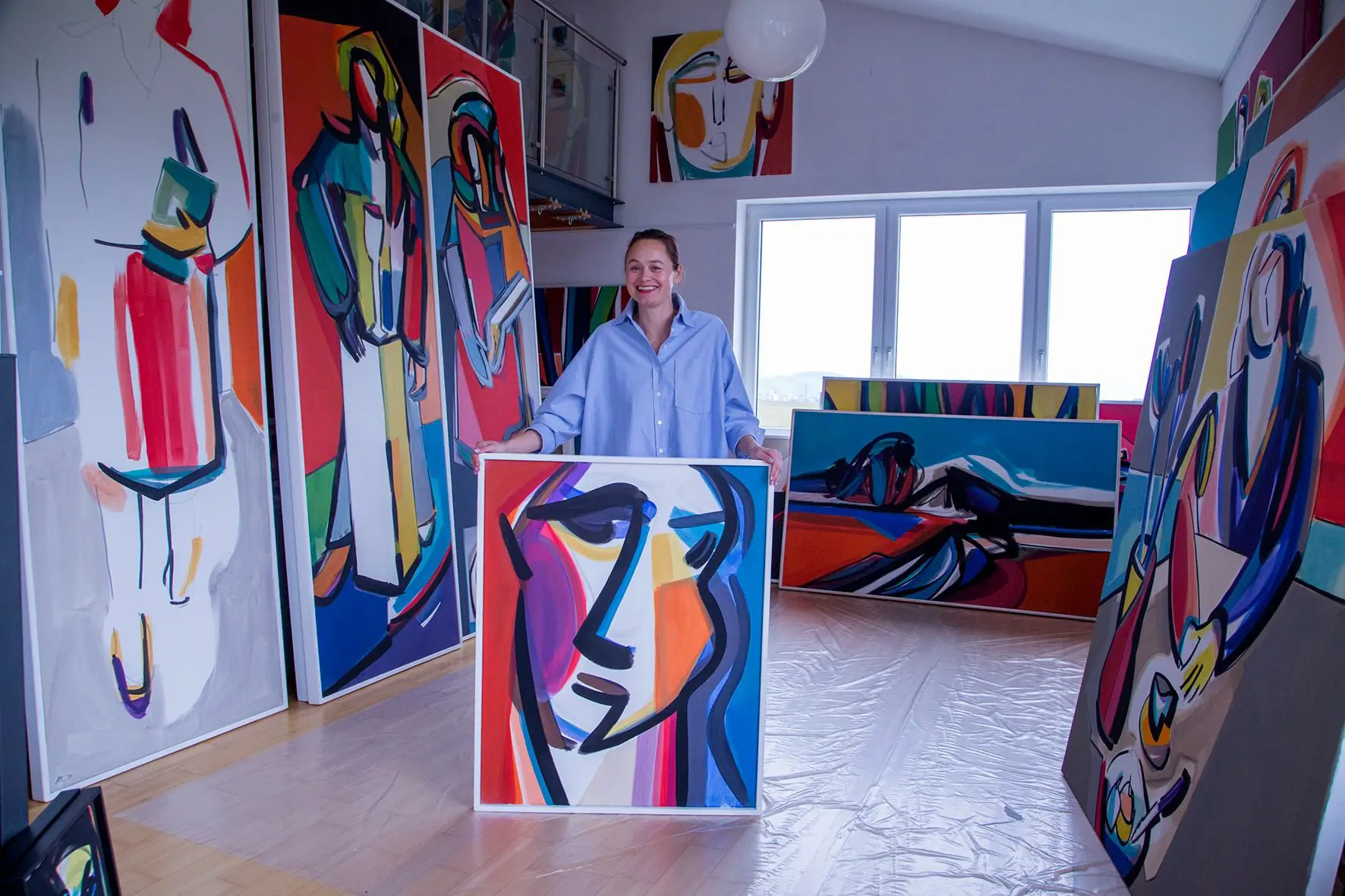 Antonia Riederer - "Der Kopf in Acryl" - Künstler:innen-Workshop