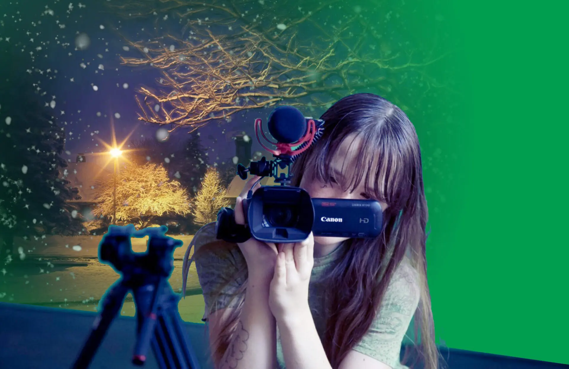 Greenscreen Filmstudio für Kinder