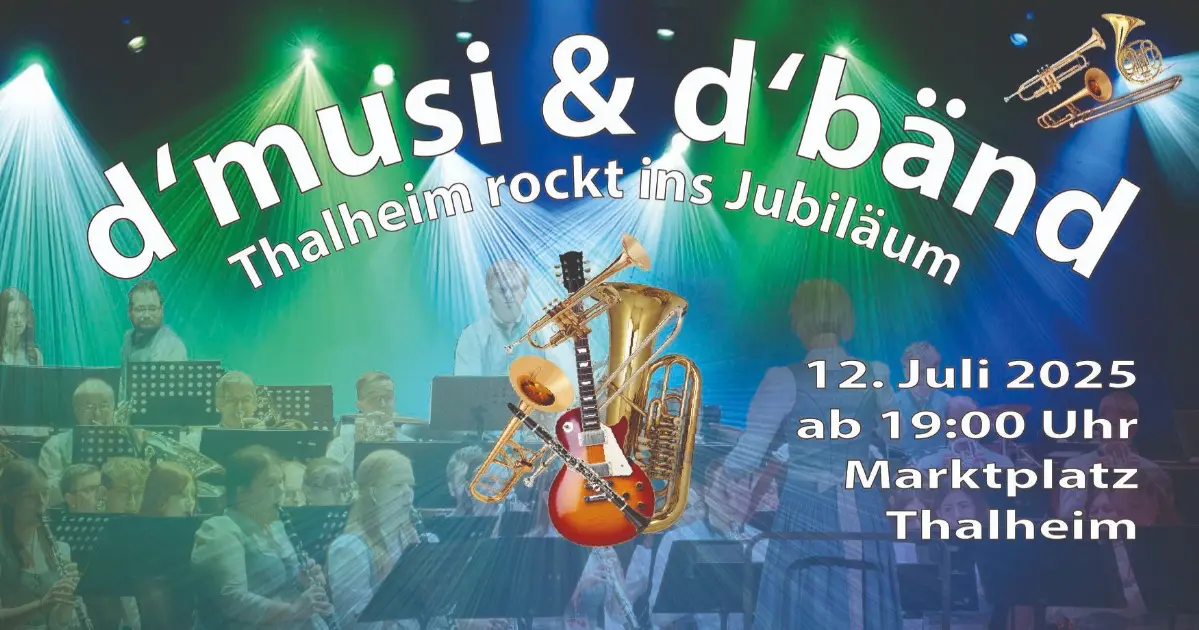 d'musi & d'bänd - Thalheim rockt ins Jubiläum