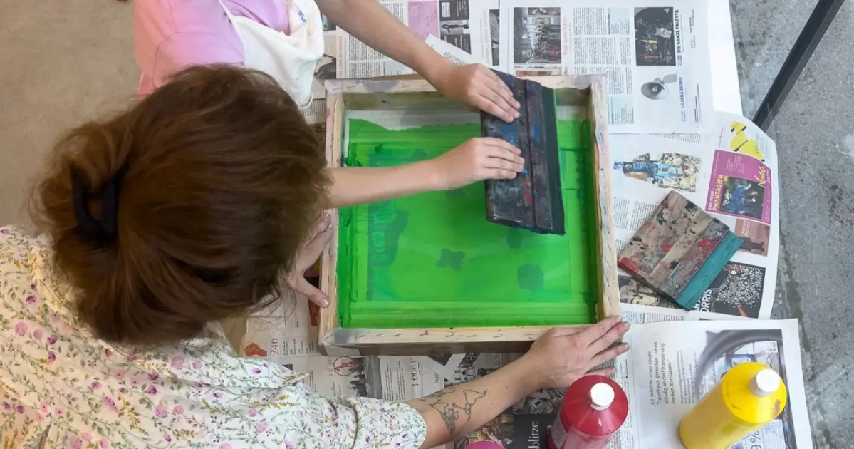 Samstagsatelier - „SIEBDRUCK WERKSTATT“