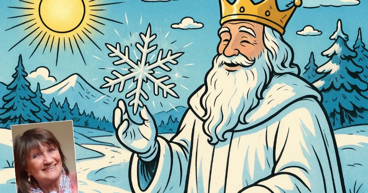 König Winter, der Schneestern und die Sonne