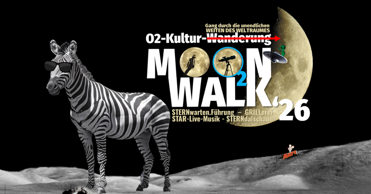 O2-MOON-WALK - Live-Musik & Fest - Sternwarte Gahberg