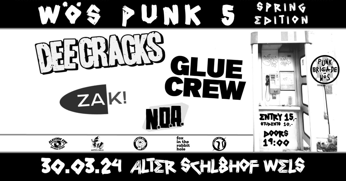 Wöspunk 5 | DeeCRACKS, Glue Crew, ZAK!, N.O.A.