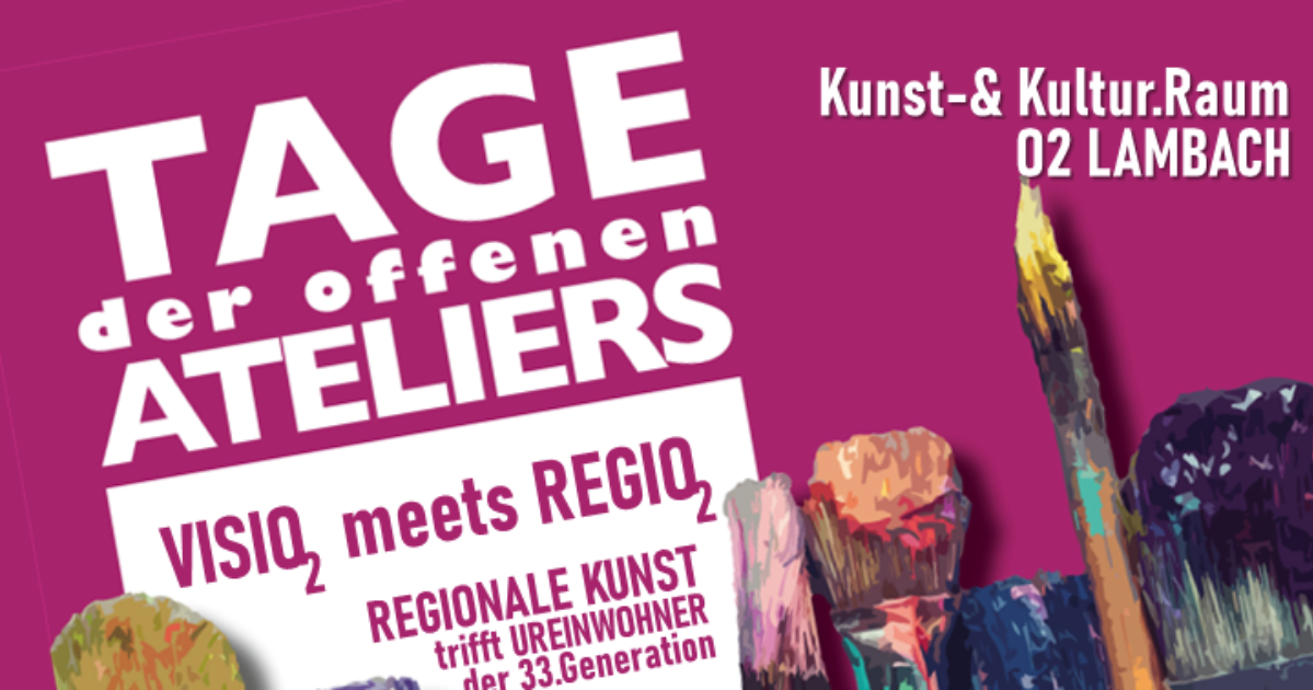 TAGE DES OFFENEN O2-ATELIERS "Kunst im ROSSSTALL LAMBACH" - 27.10.2024