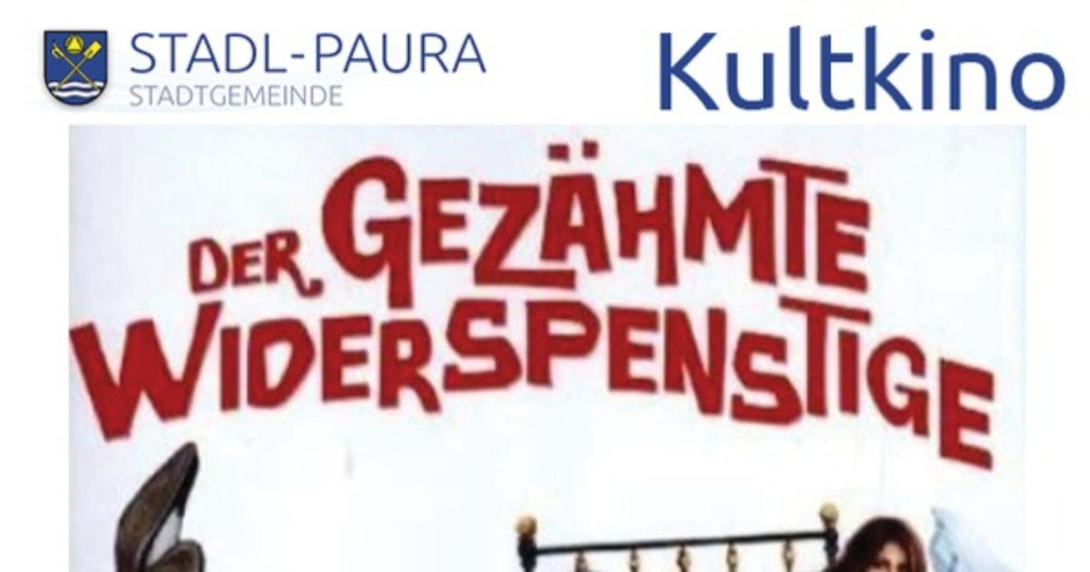 Kult.Kino.mit-Biss "Die gezähmte Widerspenstige" - Gemütliches Kinoambiente bei Tisch