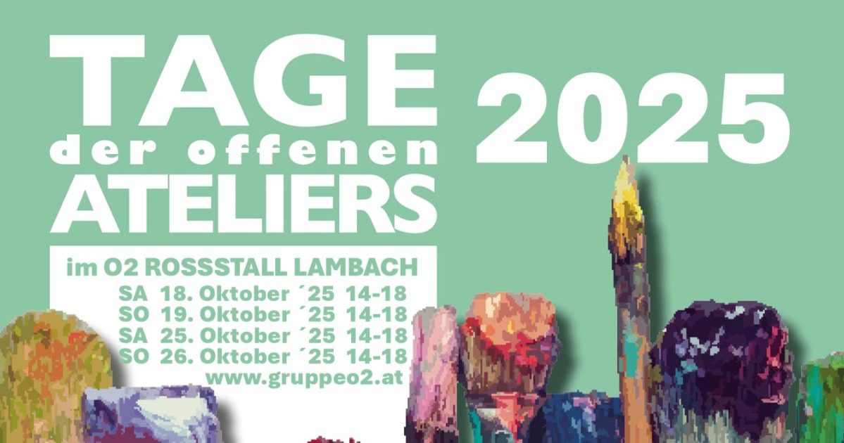 Tage des offenen O2-Ateliers "Kunst im Rossstall Lambach"