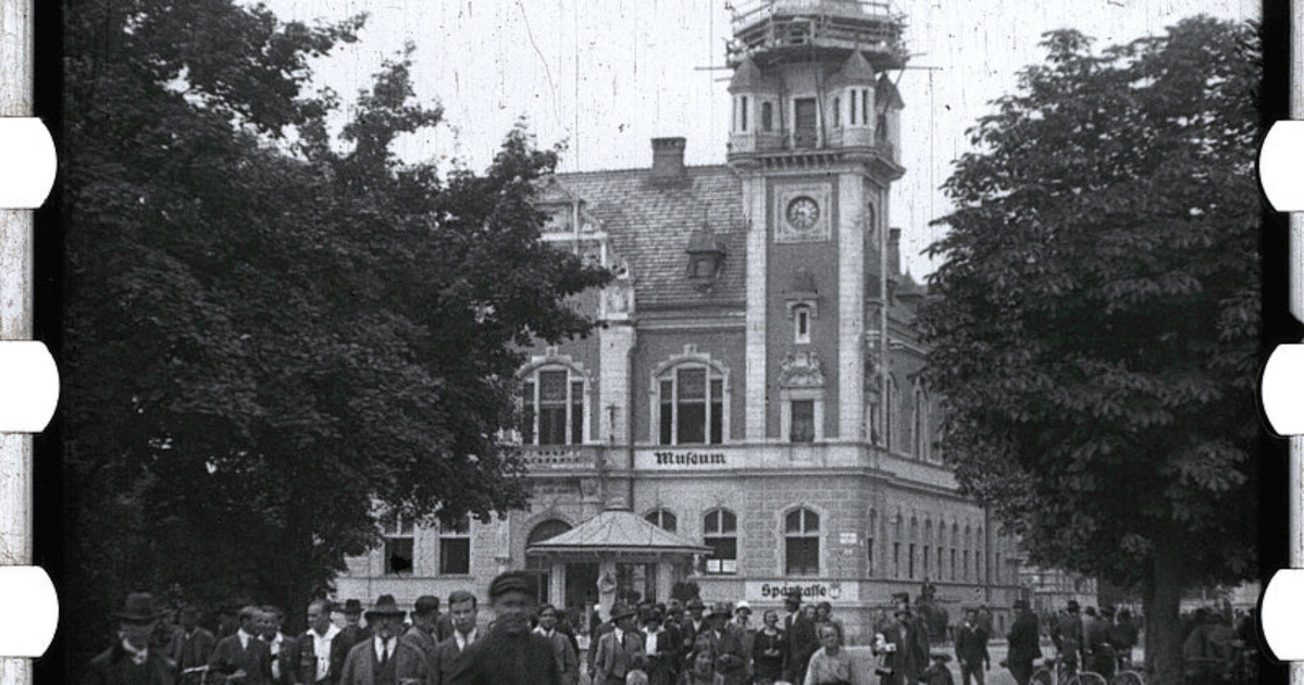 Wels in historischen Aufnahmen